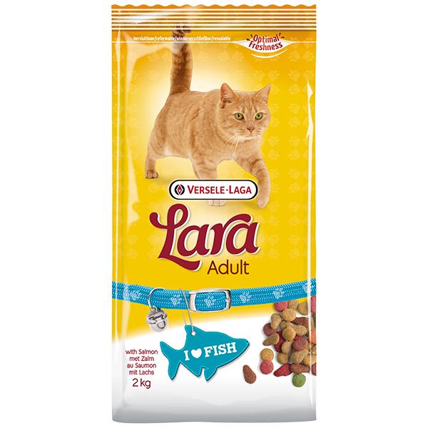 Lara Cat Adult with Salmon ЛОСОСЬ корм для активных кошек 2 кг (410738)